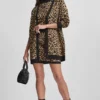Leopard Jacquard Cardigan