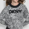 Leopard Logo Knit Sweater