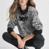 Leopard Logo Knit Sweater