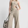 Linen-Blend Pant