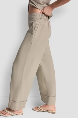 Linen-Blend Pant