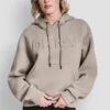 Logo Embossed Scuba Hoodie