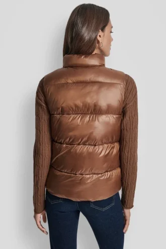 Logo-Embroidered Puffer Vest