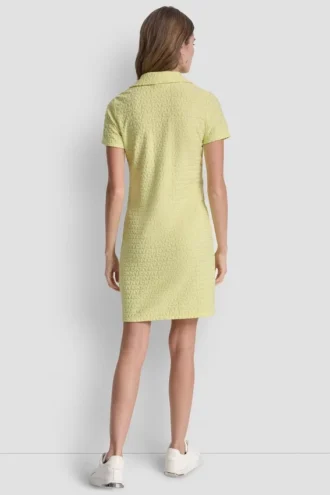 Logo Jacquard Polo Dress