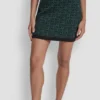Logo Jacquard Short Skirt