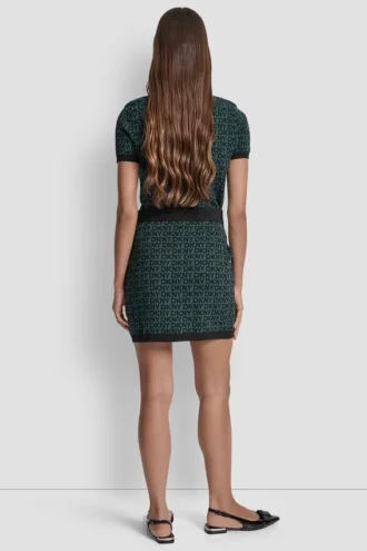 Logo Jacquard Short Skirt