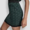 Logo Jacquard Short Skirt