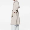 Long Belted Trench Coat