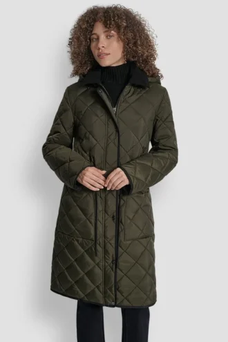 Long Quilted Coat