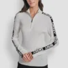 Long Sleeve 1/4 Zip Logo Tape Sweater