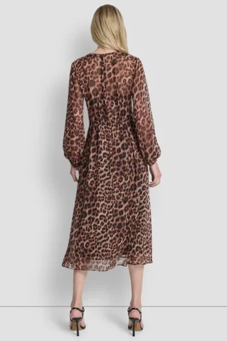 Long Sleeve  High to Low Waist Maxi