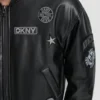 Long Sleeve Pins and Patches Bomber Jacket