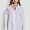 Long Sleeve Rhinestone Button Front Shirt