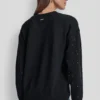 Long Sleeve Rhinestone Crew Neck Sweater