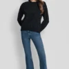 Long Sleeve Rhinestone Crew Neck Sweater