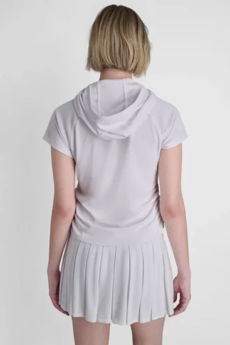 Mesh Hooded Logo Tee