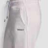 Metallic Bubble Logo Cropped High-Rise Pants