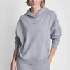 Metallic Bubble Logo Fleece Drop Shoulder Hoodie