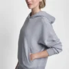 Metallic Bubble Logo Fleece Drop Shoulder Hoodie