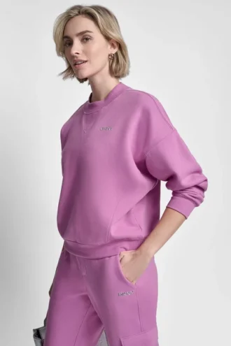 Metallic Bubble Logo Fleece Pullover