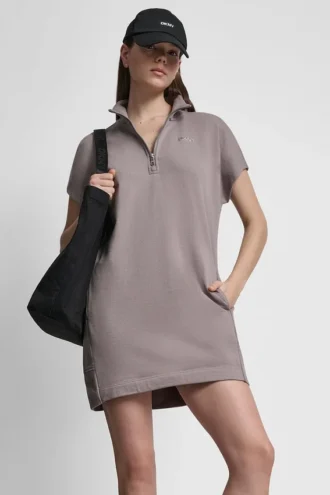 Metallic Bubble Logo Sneaker Dress