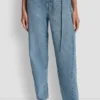 Mid-Rise Barrel Jeans