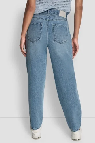 Mid-Rise Barrel Jeans