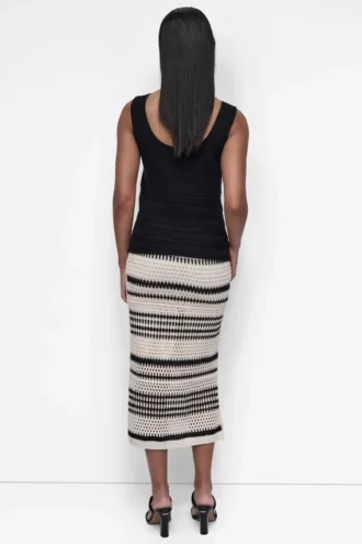 Mixed Knit Sweater Tank