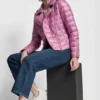Moto Style Light Weight Puffer Jacket
