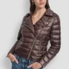 Moto-Style Puffer Jacket