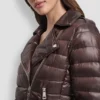 Moto-Style Puffer Jacket