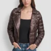 Moto-Style Puffer Jacket