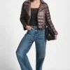 Moto-Style Puffer Jacket