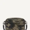 Nell Logo Embossed Camo Camera Bag