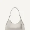 Nell Logo Embossed Shoulder Bag