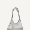 Nell Logo Embossed Shoulder Bag