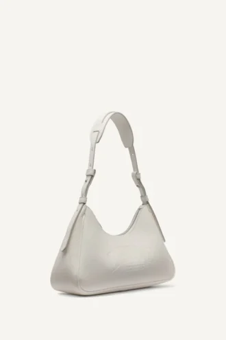 Nell Logo Embossed Shoulder Bag