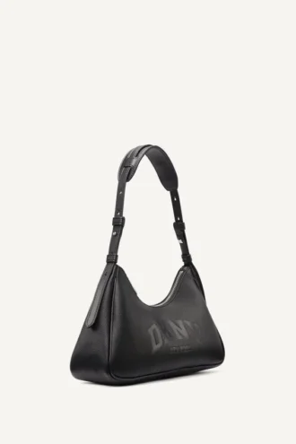 Nell Logo Embossed Shoulder Bag