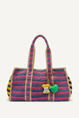 Nessa Raffia Tote