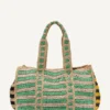 Nessa Raffia Tote