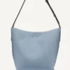 Nicole Denim Logo Bucket Bag