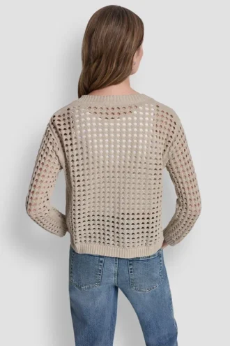 Open-Stitch Cardigan