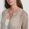Open-Stitch Cardigan