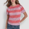 Open Stitch Stripe Sweater