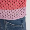 Open Stitch Stripe Sweater