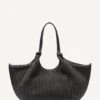 Paula Crochet Raffia Medium Commuter Tote