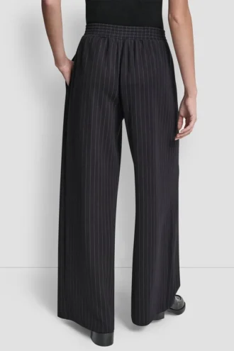 Pinstripe Pleated Pant