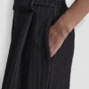 Pinstripe Pleated Pant