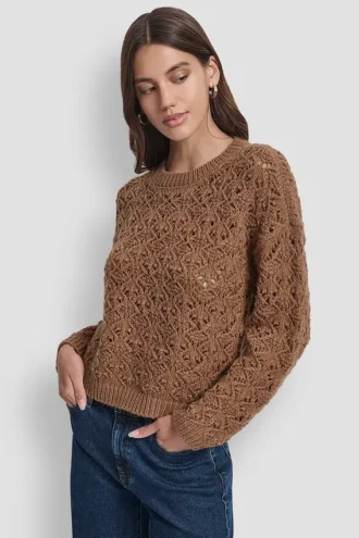 Pointelle Stitch Sweater