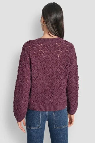 Pointelle Stitch Sweater